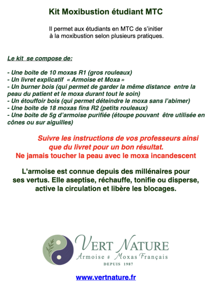 Kit de Moxibustion pour étudiant