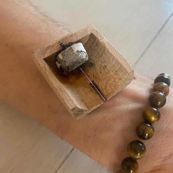 Moxa-Schaufel aus Holz | Zubehör für warme Nadeln