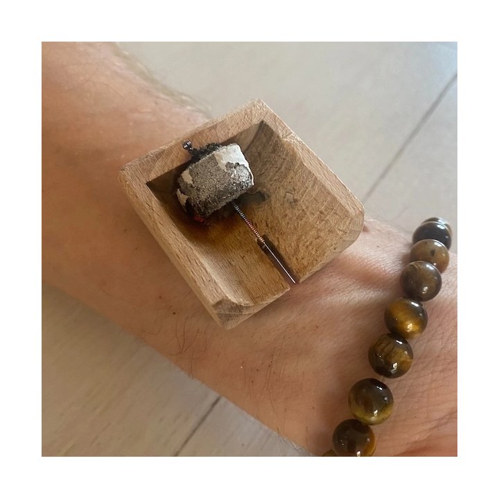 Pala de moxa de madera | Accesorio para aguja caliente