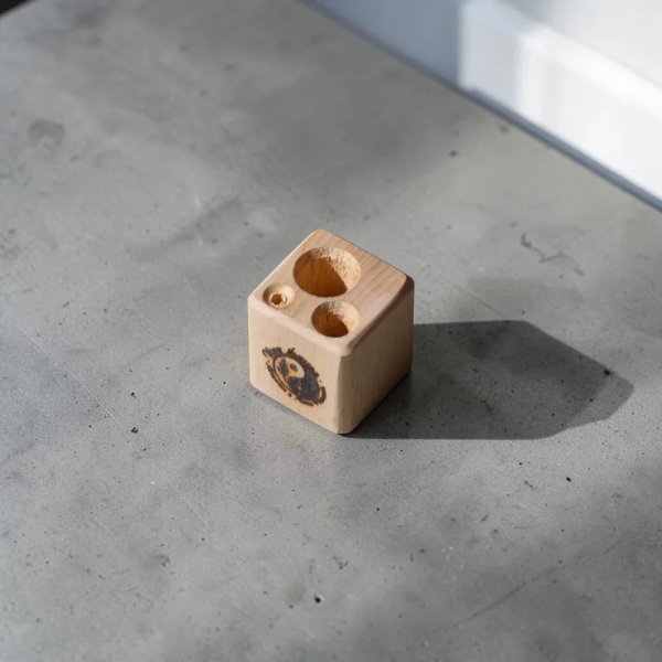 Étouffoir en bois pour Moxa type R1 ou R2