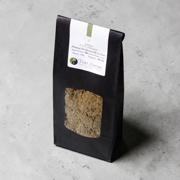 Moxa für Kegel aus Beifußblättern