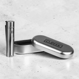 Briquet Chalumeau Clipper Jet Flame Metal sorti de la boite