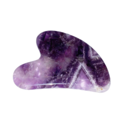 Amethyst Gua Sha – natural stone, made in France