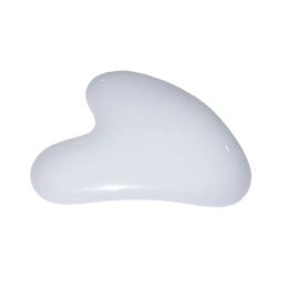 Gua Sha in giada bianca – pietra naturale dalla Francia