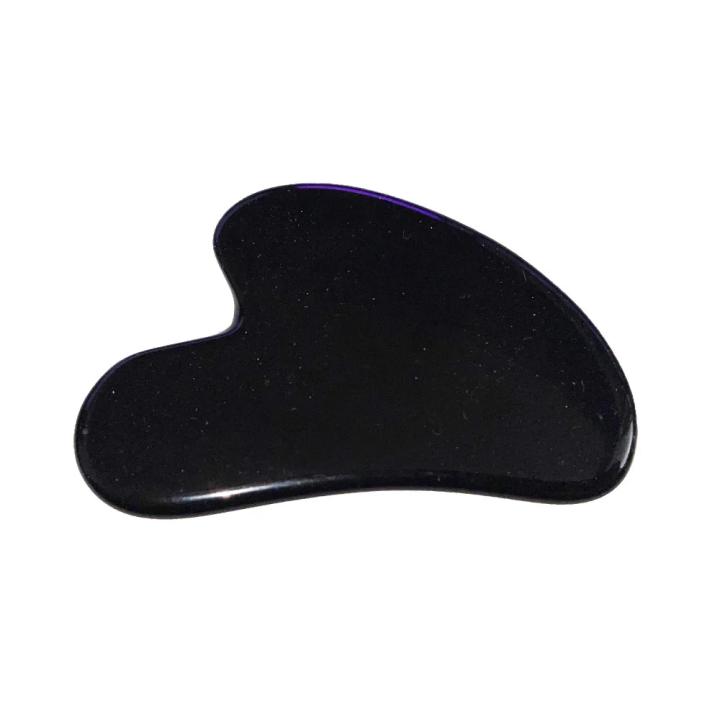 Gua Sha in ossidiana nera – fabbricato in Francia