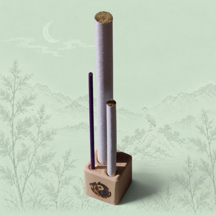 Apagador de madera para bastones de moxa | Francia