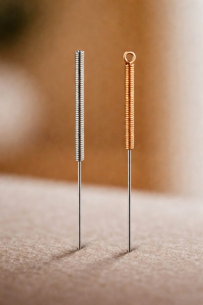 aiguille cuivre vs aiguille inox