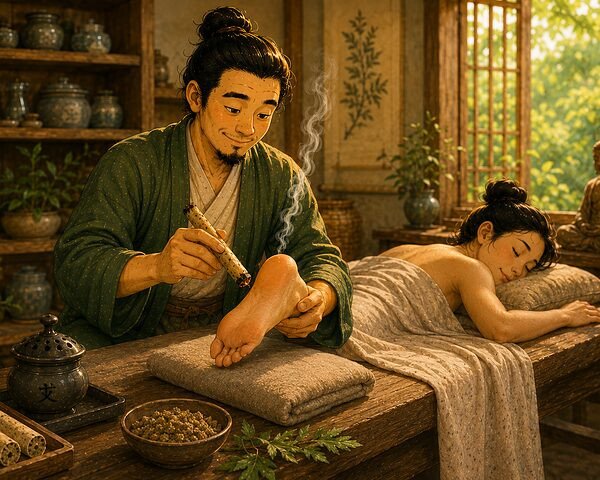 La moxibustion contre l'insomnie