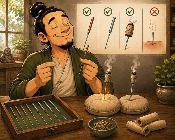 Moxibustion sur aiguille : choisir le bon matériel